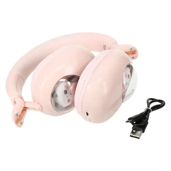 Kawaii Bluetooth® Wireless Headphones With Mic - Panda - Picture 2 of 6